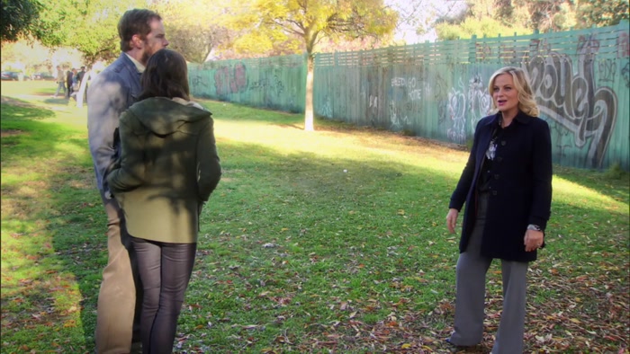 THE PARK THAT BORDERS PAWNEE AND EAGLETON. 