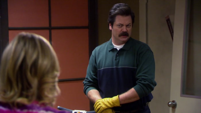 LOOK, YOU KNOW HOW MUCH I LOVE PAWNEE. 