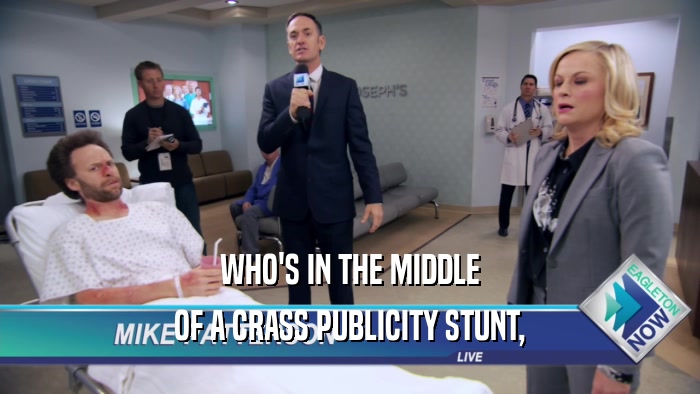 WHO'S IN THE MIDDLE OF A CRASS PUBLICITY STUNT, 
