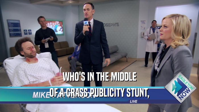 WHO'S IN THE MIDDLE OF A CRASS PUBLICITY STUNT, 