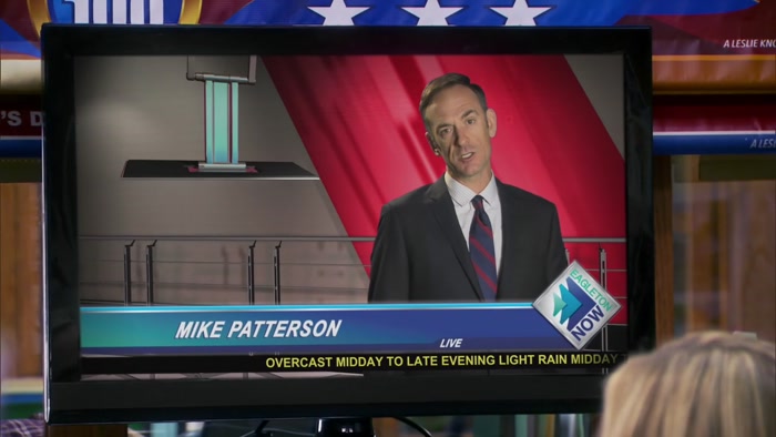 LESLIE KNOPE'S LITTLE STUNT PUT THREE PEOPLE IN THE HOSPITAL. 