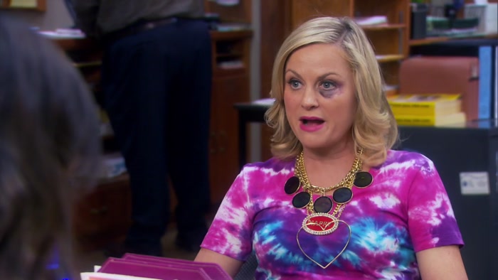 I WONDER WHAT OTHER EXCELLENT SURPRISE LIES IN STORE FOR LESLIE KNOPE. 