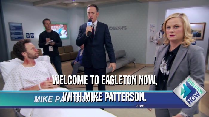 WELCOME TO EAGLETON NOW, WITH MIKE PATTERSON. 