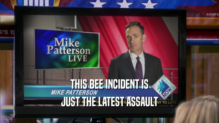 THIS BEE INCIDENT IS JUST THE LATEST ASSAULT 