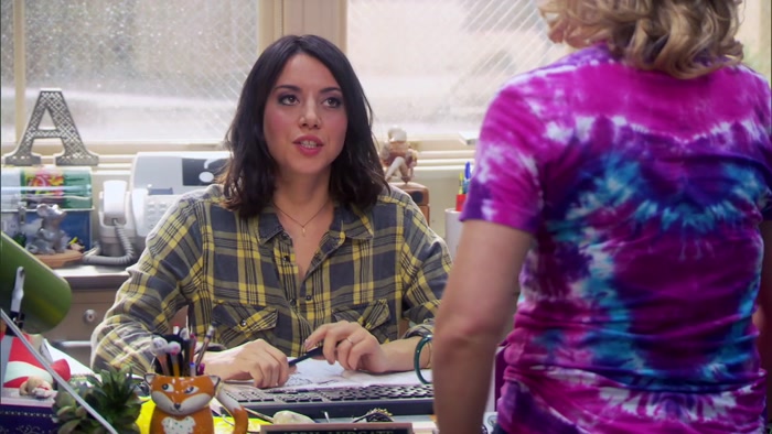 HEY, YOU'RE ALSO WEARING A TIE-DYE T-SHIRT. 