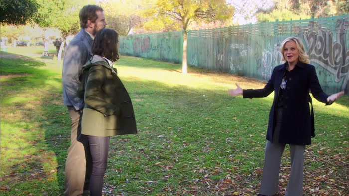 THE PARK THAT BORDERS PAWNEE AND EAGLETON. 