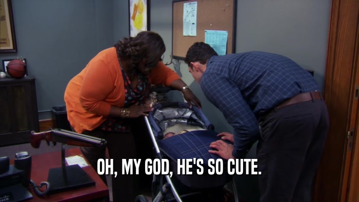 OH, MY GOD, HE'S SO CUTE.  