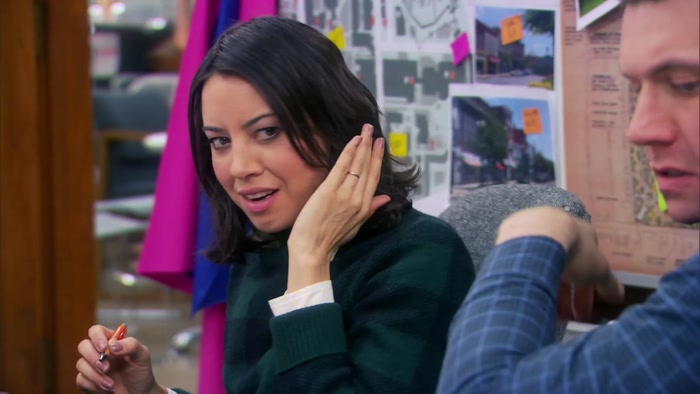 OH, MY GOD! YOU CAN'T LEAN IN TO WHISPER AND THEN YELL. 