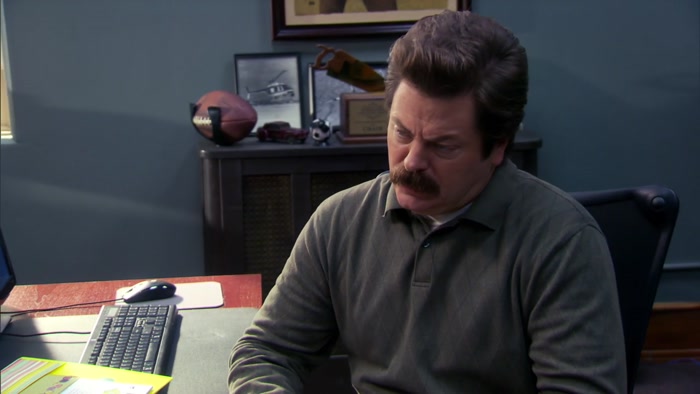 GUYS, GET IN HERE! RON HAS A BABY! 