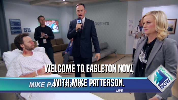 WELCOME TO EAGLETON NOW, WITH MIKE PATTERSON. 