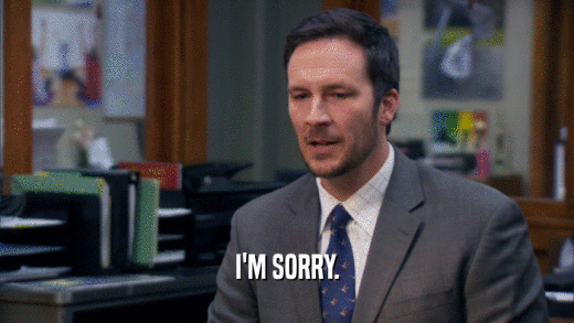 I'M SORRY.  