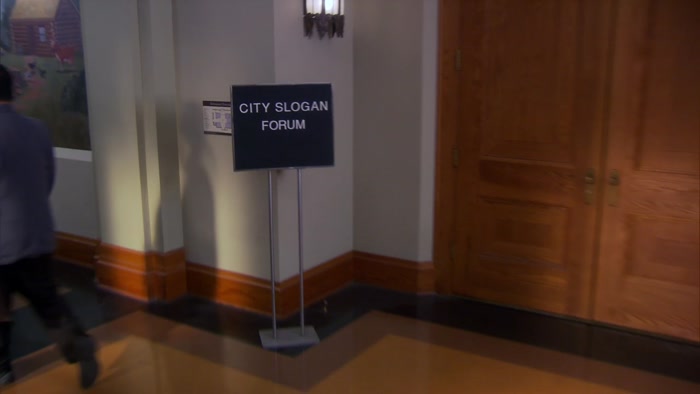 HELLO, EVERYONE, AND WELCOME TO A PUBLIC FORUM TO CHOOSE OUR NEW TOWN SLOGAN. 