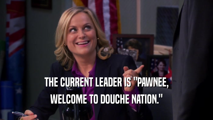 THE CURRENT LEADER IS 