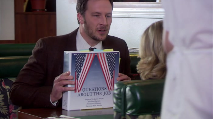 THE CHANCE FOR ME TO RETURN YOUR BINDER FULL OF QUESTIONS ABOUT THE JOB. 