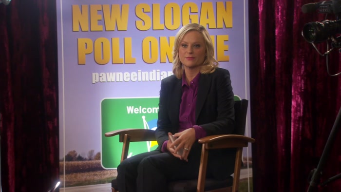 LESLIE, YOUR POLL IS DESIGNED TO CHOOSE A NEW SLOGAN. 