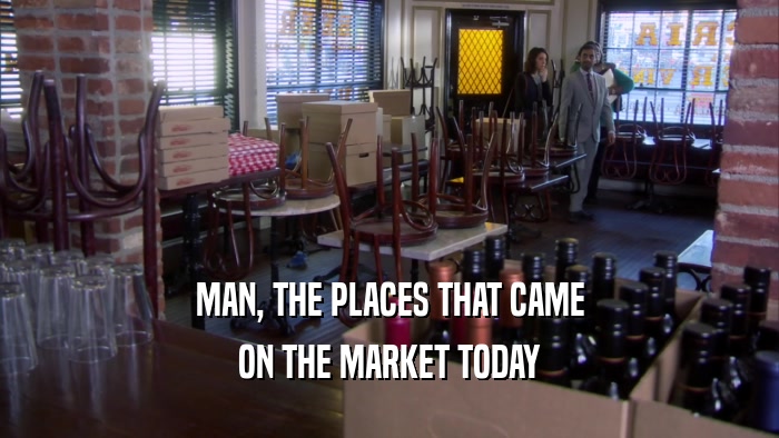 MAN, THE PLACES THAT CAME ON THE MARKET TODAY 