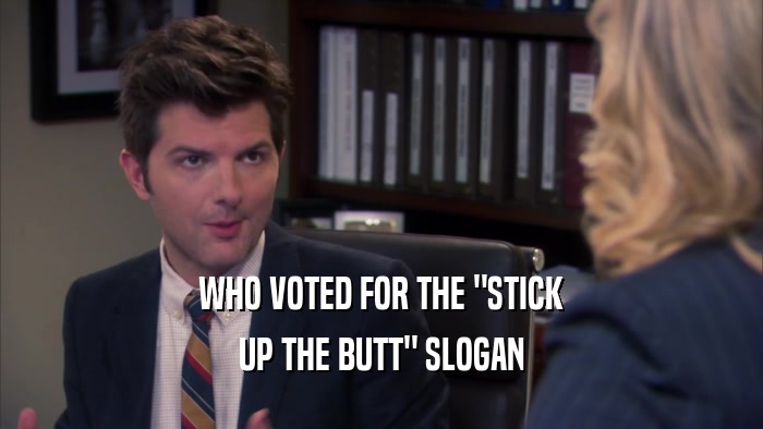 WHO VOTED FOR THE 
