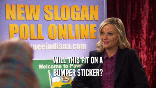 WILL THIS FIT ON A BUMPER STICKER? 