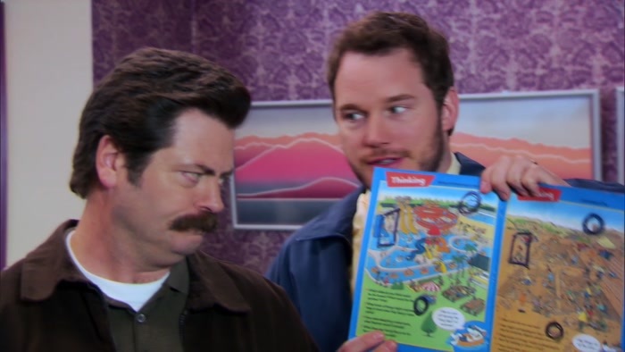 RON, LOOK. I FOUND ALL THREE DIFFERENCES. 