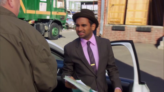 OH, MY GOD, LARRY. YOUR TUNA FISH SANDWICH STUNK UP MY SUIT. 