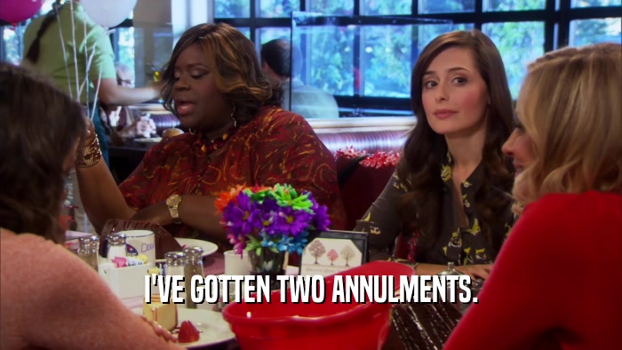 I'VE GOTTEN TWO ANNULMENTS.  