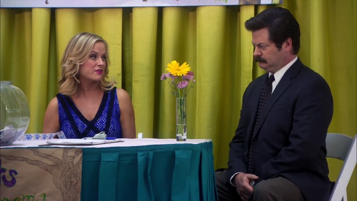 I MEAN, LET'S FACE IT, RON. I LOVE YOU, BUT YOU'RE HOPELESS WITHOUT ME. 