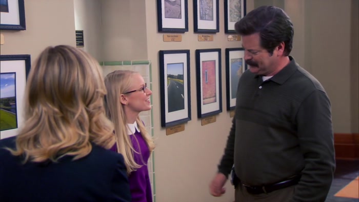 - HI, MR. SWANSON. - YOU TWO KNOW EACH OTHER? 