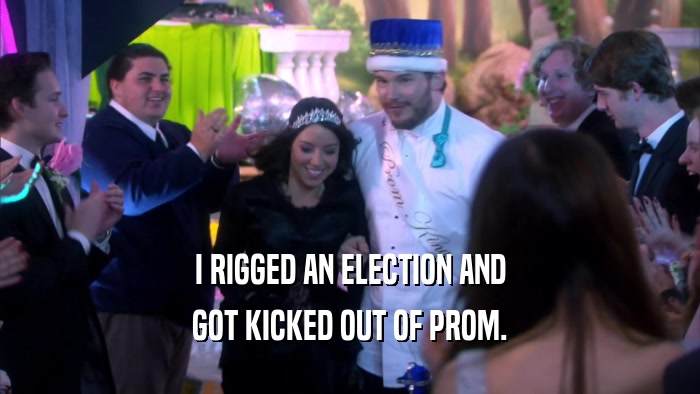 I RIGGED AN ELECTION AND GOT KICKED OUT OF PROM. 