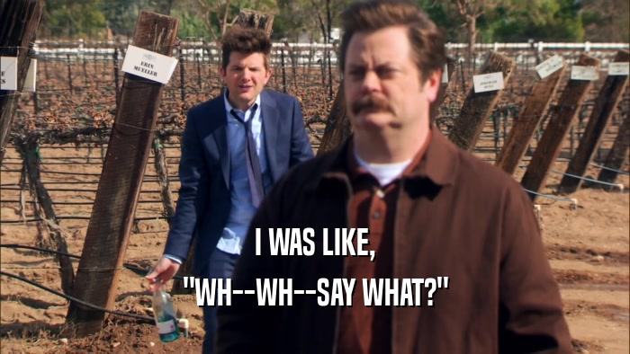 I WAS LIKE, 
