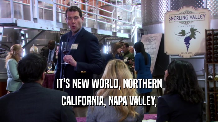IT'S NEW WORLD, NORTHERN CALIFORNIA, NAPA VALLEY, 