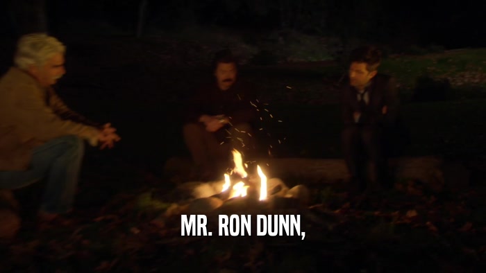 MR. RON DUNN,  
