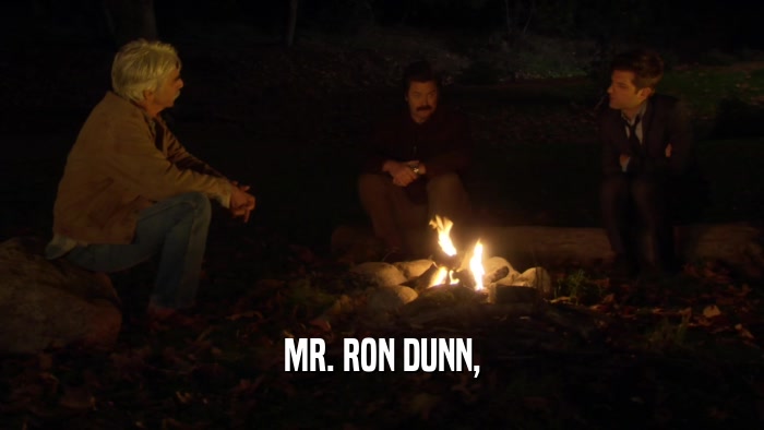 MR. RON DUNN,  