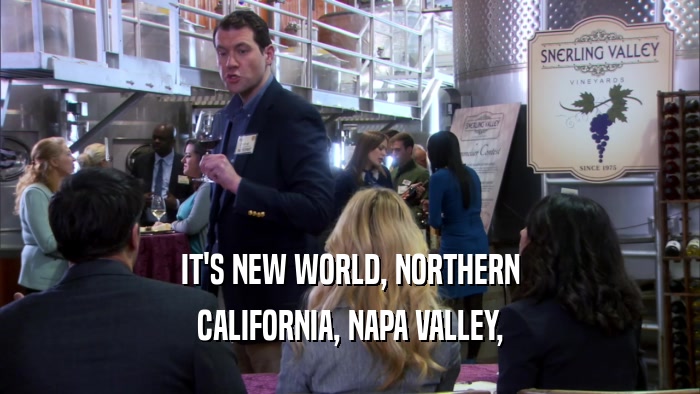 IT'S NEW WORLD, NORTHERN CALIFORNIA, NAPA VALLEY, 