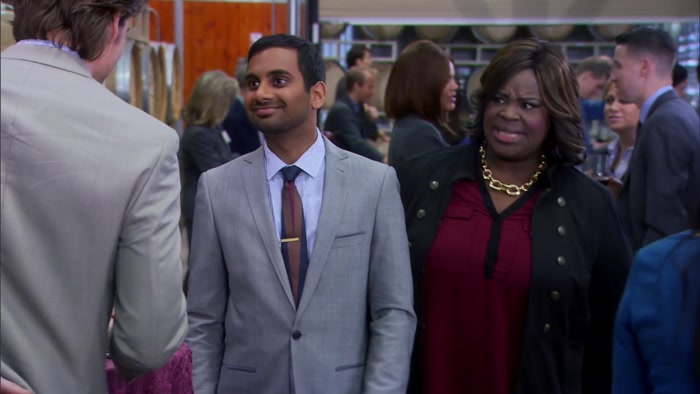 - IT'S A PLEASURE TO MEET YOU. - DAMN. LOOK AT THAT TIE DIMPLE. 