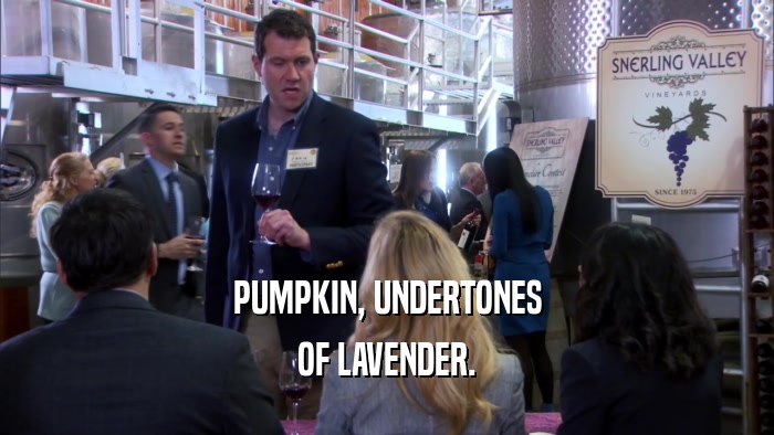 PUMPKIN, UNDERTONES OF LAVENDER. 