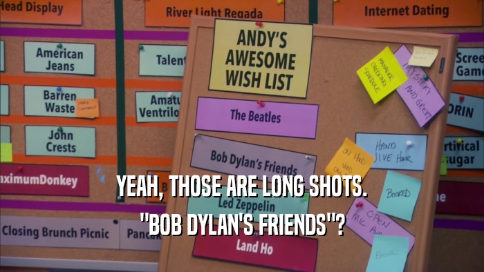 YEAH, THOSE ARE LONG SHOTS. 