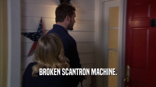 BROKEN SCANTRON MACHINE.  