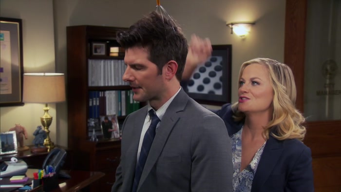 LESLIE, WE ARE IN TROUBLE HERE. WE ARE IN REAL TROUBLE! 
