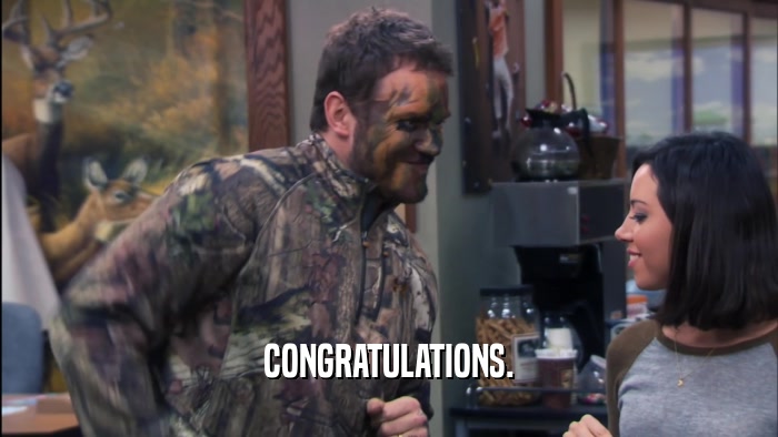 CONGRATULATIONS.  