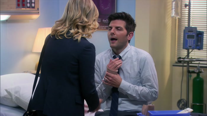 - YOU COULD'VE LOST A THUMB. - I'M TOTALLY FINE, BABE. 