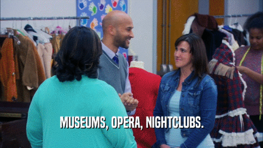 MUSEUMS, OPERA, NIGHTCLUBS.  