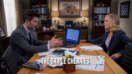 THE TRIPLE CHERRIES.  
