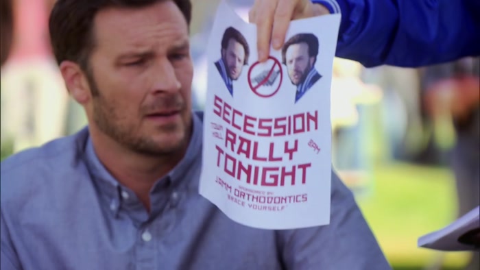 YOU MIGHT WANT TO STOP BY MY SECESSION RALLY LATER TONIGHT. 