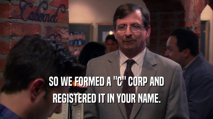 SO WE FORMED A 