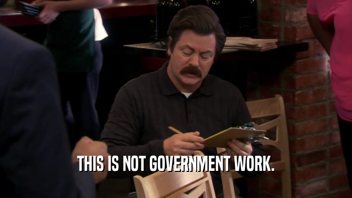 THIS IS NOT GOVERNMENT WORK.  