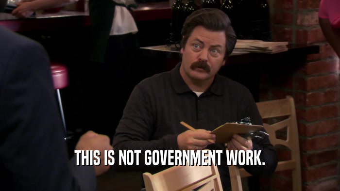 THIS IS NOT GOVERNMENT WORK.  