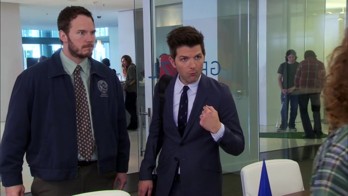 LET'S PLAY. IF I WIN, YOU GIVE ME ANOTHER SHOT AT FREE WIRELESS FOR PAWNEE. 