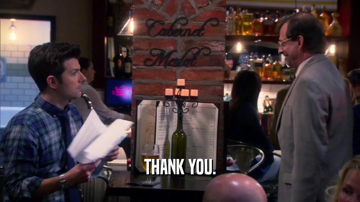 THANK YOU.  