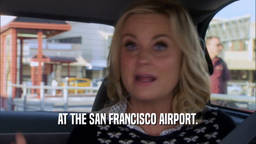 AT THE SAN FRANCISCO AIRPORT.  