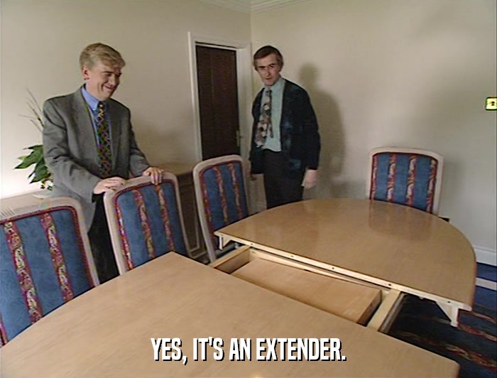 YES, IT'S AN EXTENDER.  